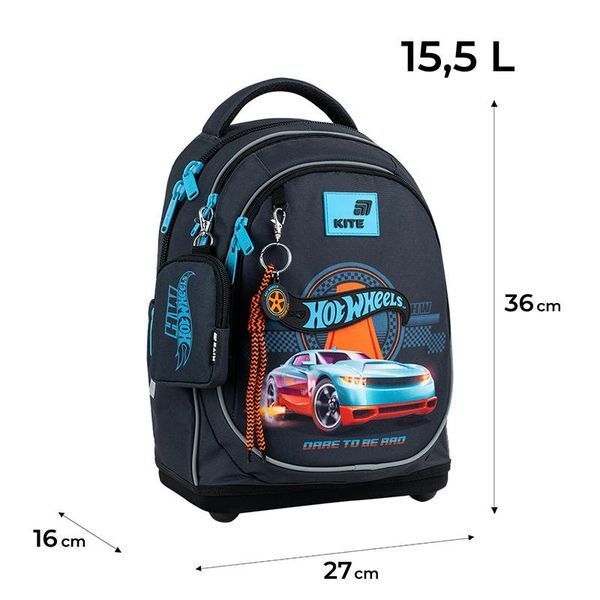 Рюкзак шкільний з ортопедичною спинкою Kite Education Hot Wheels (HW26-724S) HW26-724S фото