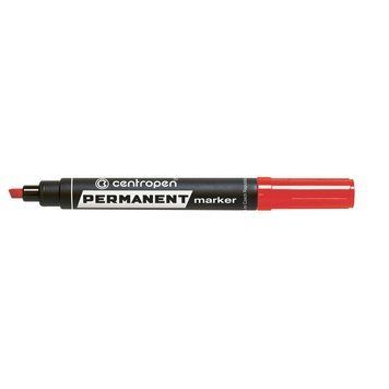 Маркер перманентний Permanent Centropen 1-4.6 мм скошений червоний 8576/02 8576/02 фото
