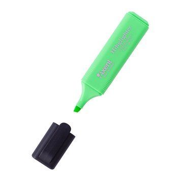Маркер текстовыделитель Highlighter Axent 1-5 мм скошений зелений 2531-04-A 2531-04-A фото
