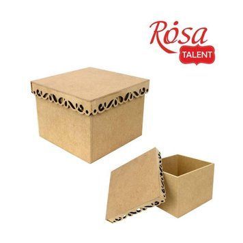 Коробка ROSA TALENT 20х20х15 см МДФ з фігурною кришкою (4820149915418) 4820149915418 фото