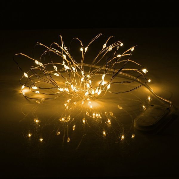 Електрогірлянда Нитка на мідному дроті YES! Fun 4 м 40 LED тепла біла, статич. батарейки (975027) 975027 фото