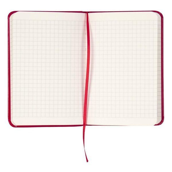 Записна книга блокнот Axent 95х140мм 96арк клітка,тв. обл.,червоний Partner 8301-03-A 8301-03-A фото