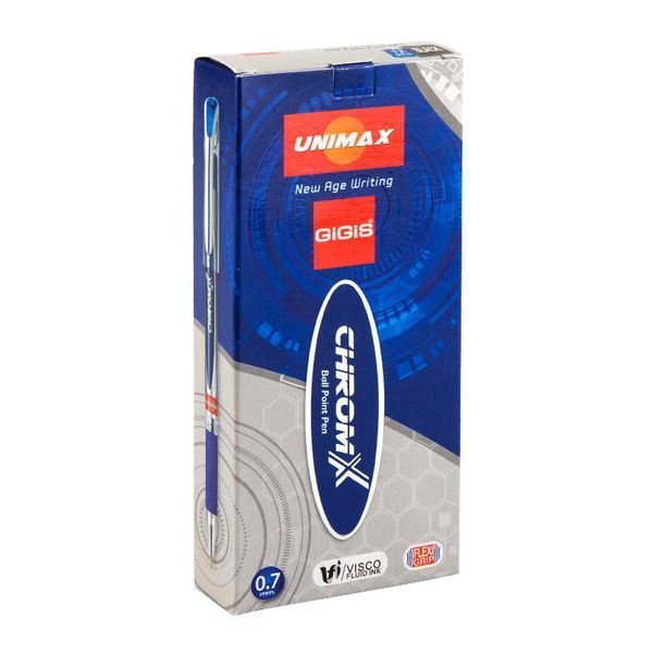 Ручка кулькова Unimax ChromX чорний 0,7 мм (UX-119-01) UX-119-01 фото