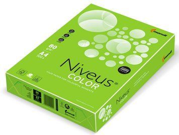 Папір кольоровий неоновий Niveus NEOGN 500 аркушів А4 80 г/м2 зелений (A4.80.NVN.NEOGN.500) A4.80.NVN.NEOGN.500 фото