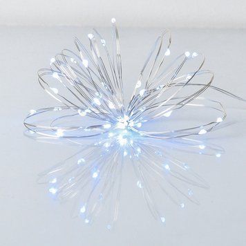 Електрогірлянда Нитка на мідному дроті YES! Fun 4 м 40 LED холодна біла, статич. батарейки (975028) 975028 фото