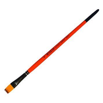 Синтетика плоска, Carrot 1097F № 8 к. р кисть Колос 4823064901399 фото