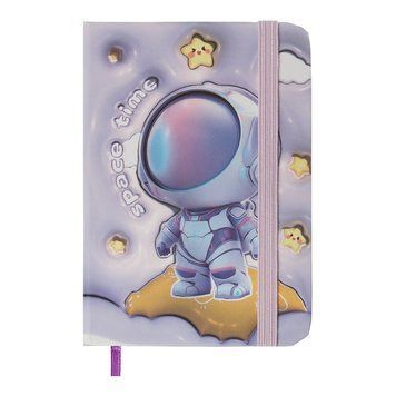 Блокнот на гумці ZiBi Astronaut А7 80 арк. клітинка (ZB.117104) ZB.117104 фото