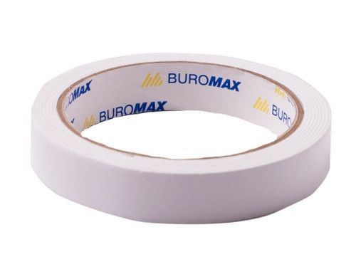 Клеєння стрічка двостороння Buromax JOBMAX 18 мм х 2 м білий (BM.7513) BM.7513 фото