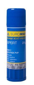 Клей олівець PVP Buromax EXPERT 21р (BM.4917) BM.4917 фото