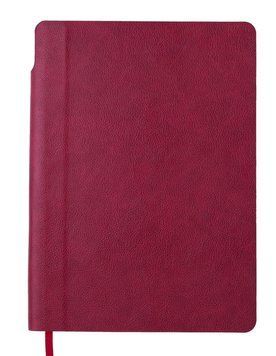 Записна книга блокнот Buromax FRESH A5 96 л точка позов.шкіра темно-червоний (BM.295311-13) BM.295311-13 фото