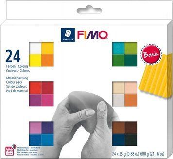 Набір пластики "Basic Colours", 24х25гр, Fimo 4007817053454 фото