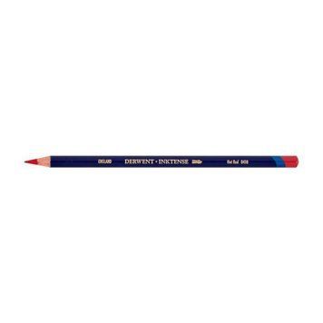 Чорнильний олівець Inktense 0410 Червоний гарячий Derwent 5028252260978 фото