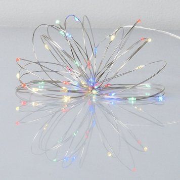 Електрогірлянда Нитка на мідному дроті YES! Fun 4 м 40 LED різнокольорова, статич., батарейки (975029) 975029 фото