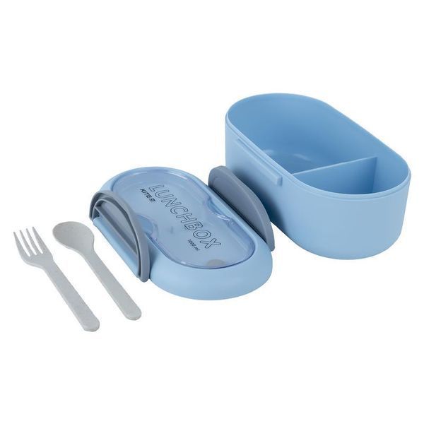 Ланчбокс Kite 1000 мл блакитний (K23-185-2) K23-185-2 фото
