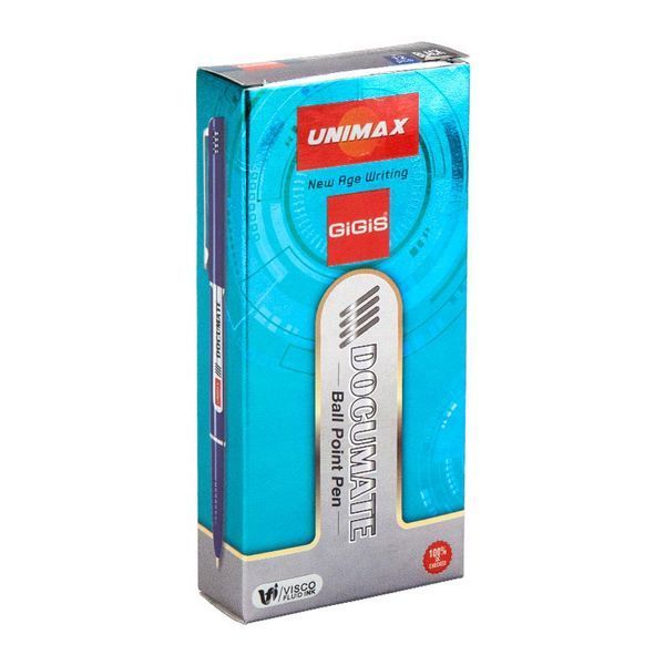 Ручка кулькова Unimax Documate чорний 1мм (UX-120-01) UX-120-01 фото