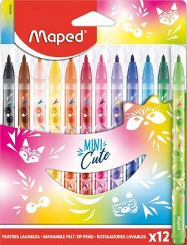 Фломастери MAPED MINI CUTE 12 кольорів (MP.845404) MP.845404 фото