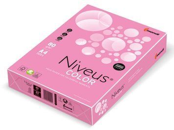 Папір кольоровий неоновий Niveus NEOPI 500 аркушів А4 80 г/м2 рожевий (A4.80.NVN.NEOPI.500) A4.80.NVN.NEOPI.500 фото