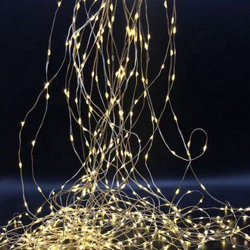 Електрогірлянда на мідному дроті Кінський хвіст Novogodko 2.3 м 345 LED, тепл. біл (974226) 974226 фото