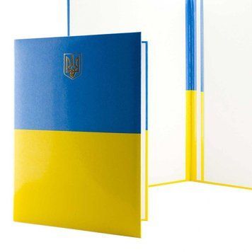 Папка на підпис Реверс Герб А4 картон П-180.GERB П-180.GERB фото