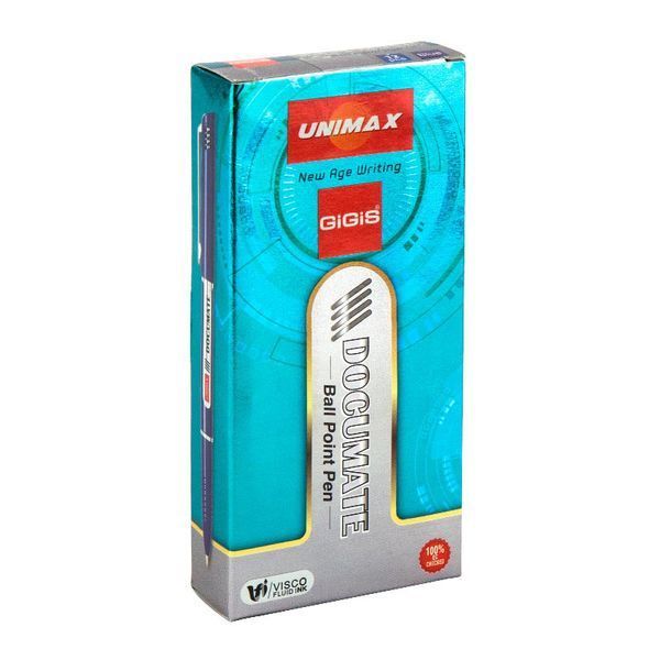 Ручка кулькова Unimax Documate синій UX-120-02 UX-120-02 фото
