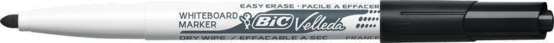 Маркер для дошок Bic Velleda 1.6 мм спиртовий чорний (bc9581711) bc9581711 фото