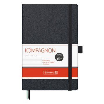 Записна книга блокнот А5 Brunnen 48 л. лінія тб. обл. чорний Компаньйон 10-552 27 05 10-552 27 05 фото