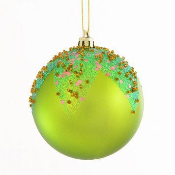 Ялинкова прикраса куля Yes Fun Сайлин d-8см (973136) 973136 фото