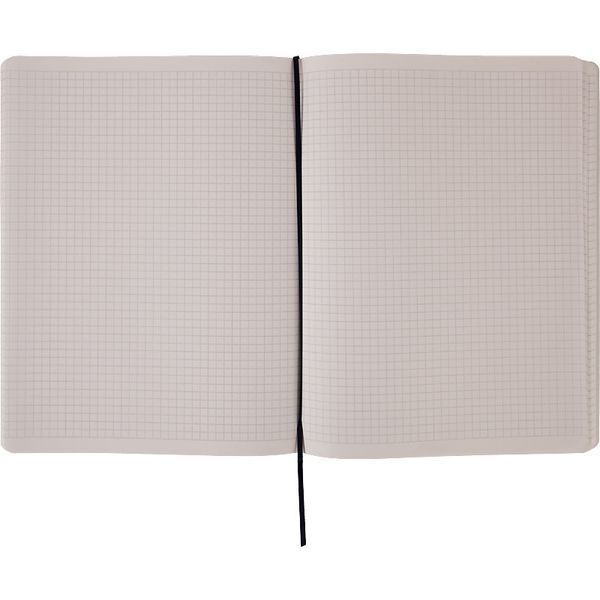 Записна книга блокнот Axent Partner Soft L 190x250 мм 96арк клітина чорний (8615-01-A) 8615-01-A фото