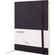 Записна книга блокнот Axent Partner Soft L 190x250 мм 96арк клітина чорний (8615-01-A) 8615-01-A фото 1