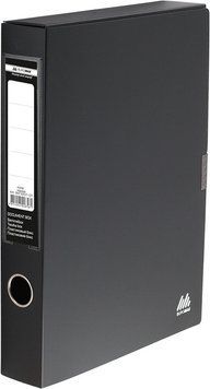 Бокс для документів Buromax на липучці 55мм чорний BM.3201-01 BM.3201-01 фото
