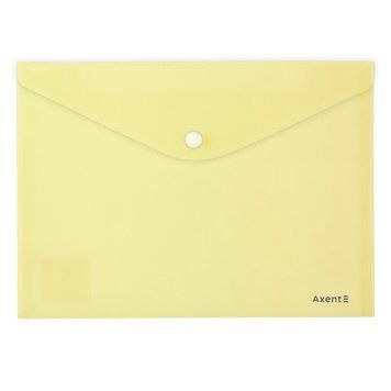 Папка А5 на кнопці Axent Pastelini жовта (1522-08-A) 1522-08-A фото