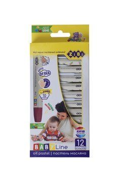 Пастель олійна ZiBi Baby Line JUMBO 12 цв (ZB.2490) ZB.2490 фото