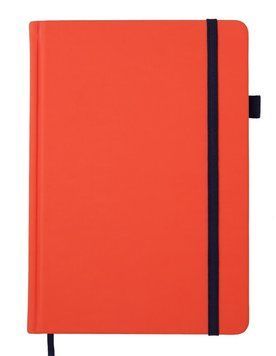 Нотатник Buromax BRIGHT A5 96 л (чорн.бум.) жовтогарячий зі сріблом (BM.295401-10) BM.295401-10 фото