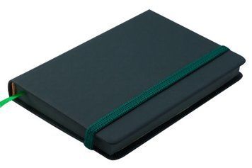 Щоденник недатированый Buromax LOGO2U TOUCH ME A6 позов.шкіра зелений (BM.2614-04) BM.2614-04 фото