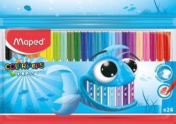 Фломастери MAPED COLOR PEPS Ocean 24 кольори (MP.845722) MP.845722 фото
