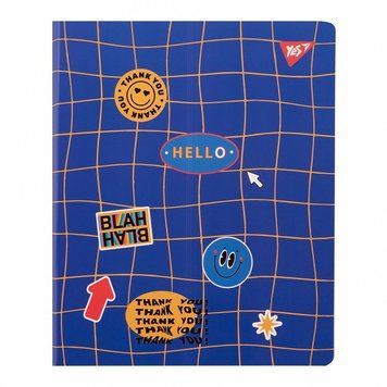 Записна книга блокнот YES Sticky mood А5 50 аркушів клітинка карт. обкладинка подвійна cпіраль (151856) 151856 фото