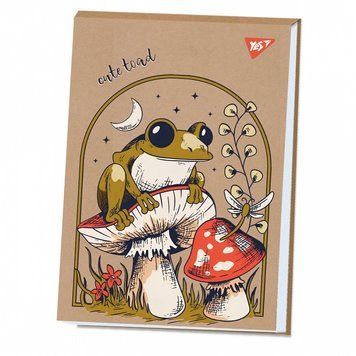 Альбом для малювання YES Frog А4 40 аркушів крафт (130583) 130583 фото