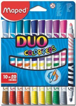 Фломастери Maped COLOR PEPS DUO 20 цв (MP.847010) MP.847010 фото