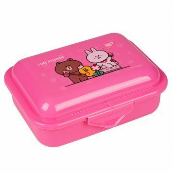 Ланчбокс Yes Line Friends 280 мл рожевий (708159) 708159 фото
