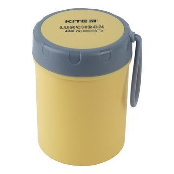 Ланчбокс круглий Kite 450 мл жовтий (K23-187-1) K23-187-1 фото