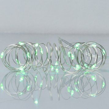 Електрогірлянда Нитка на мідному дроті YES! Fun 2 м 20 LED зелена, статична, батарейки (975026) 975026 фото