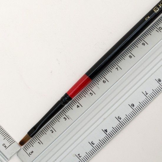 Синтетика плоска, Red stripe 1018 № 2 д. р кисть Колос 4823064920017 фото