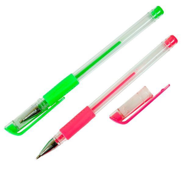 Набір ручок ZiBi 12шт гель NEON+METALLIC асорті ZB.2205-99 ZB.2205-99 фото
