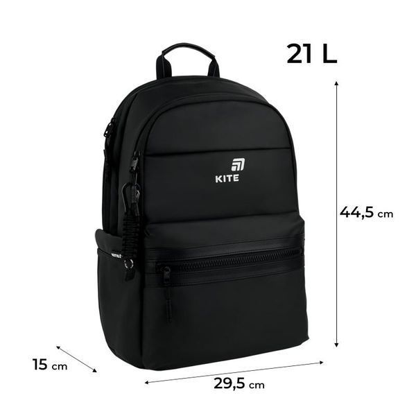 Рюкзак шкільний Kite Education Teens Black (K26-2721L-2) K26-2721L-2 фото