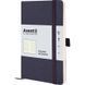 Записна книга блокнот Axent Partner Soft Skin 125 x 195мм синій 96арк клітка (8616-02-a) 8616-02-a фото 1