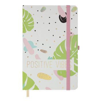 Блокнот на гумці Buromax Positivo 136х207мм 96 арк. клітинка (BM.255110-15) BM.255110-15 фото