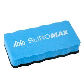 Губка для сухостираємих дошок Buromax з магнітом синій (BM.0074-02) BM.0074-02 фото