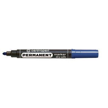 Маркер перманентний Dry Safe Centropen 2.5 мм круглий сін 8510/03 8510/03 фото