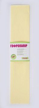 Папір гофрований кремовий 110% (50смХ200см) (701532) 701532 фото