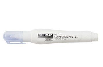 Коректор-ручка Buromax Jobmax спиртова основа 8 мл металевий наконечник (BM.1033) BM.1033 фото